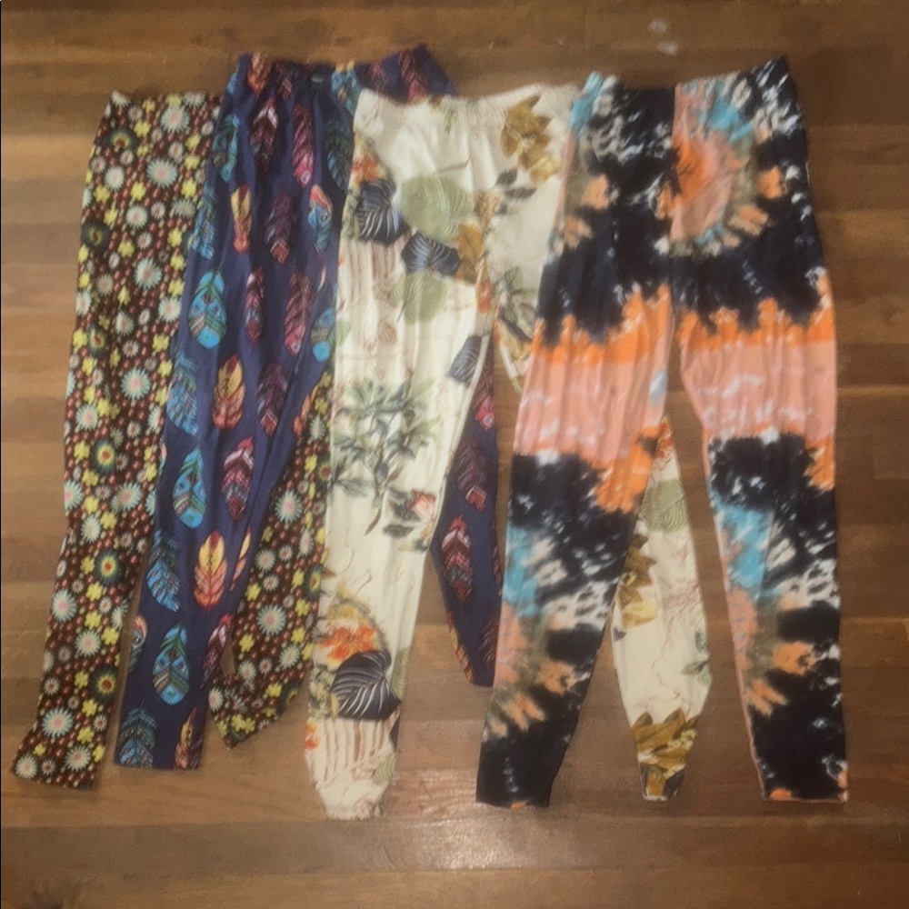 Colorful Patterned Leggings Set